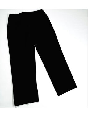 Lafayette 148 New York Womans Pans Meanswear Black Trousers Size 14 Wool Blend